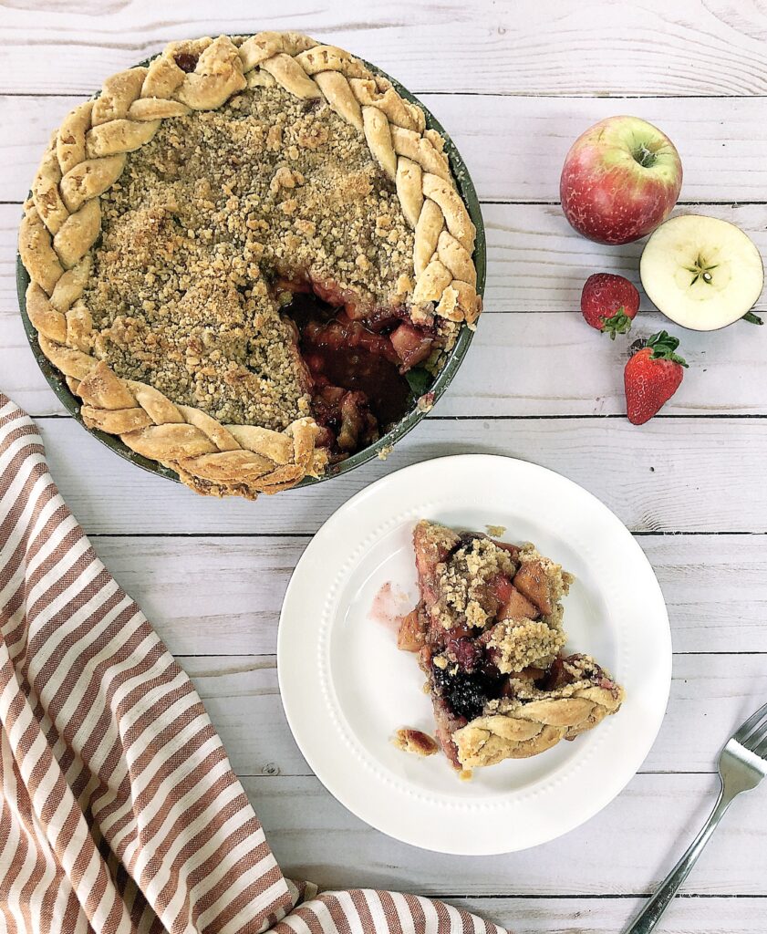 Apple mountain berry crumb pie recipe