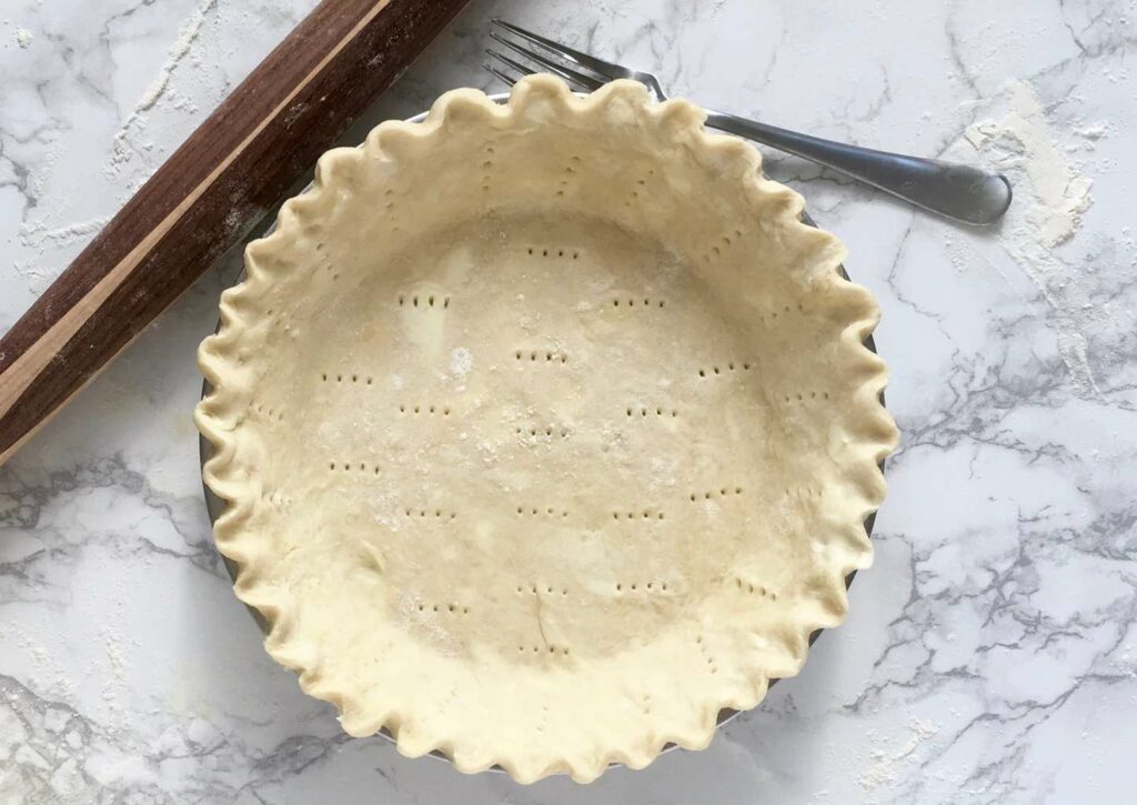 Docking pie crust