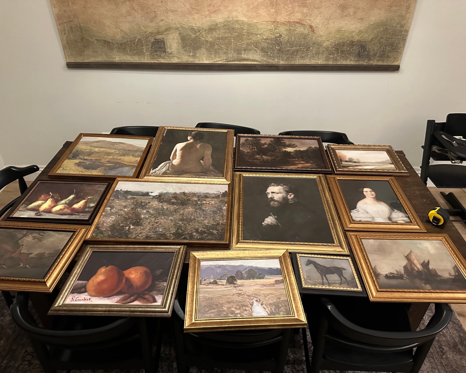 how to plan for a gallery wall layout